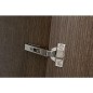 Colonne MBK 2 portes melèze marron clair, butée à gauche 350x1625x370mm