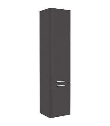colonne serie MBK 2 portes anthracite mat butée a gacuhe 350x1625x370mm