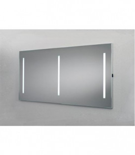 Miroir Orkla avec rampes LED 3 rampes de 9,6 W 1400x662 mm