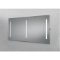 Miroir Orkla avec rampes LED 3 rampes de 9,6 W 1400x662 mm