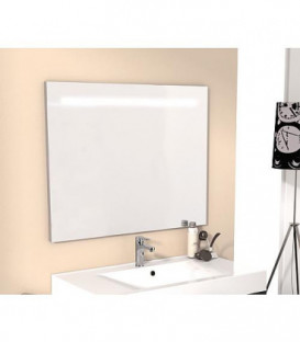 Miroir avec eclairage dans cache, tube LED 10 Watt 900x720mm