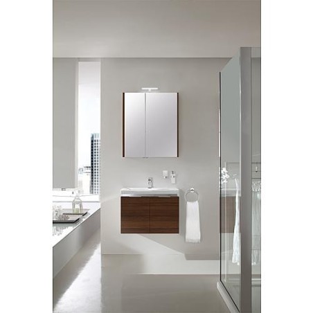 Ensemble salle de bain EOLA meleze marron largeur 700 mm