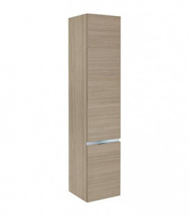 armoire haute MBH 2 portes melèze marron clair, butée à droite 350x1655x370mm
