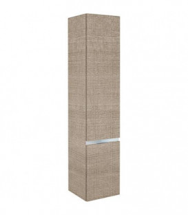 armoire haute MBH 2 portes tranche écru, butée à gauche 350x1655x370mm