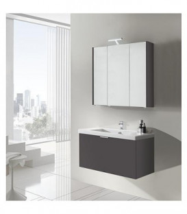 kit de meubles de bain EPIL MBF anthracite mat, 1 tiroir largeur 860mm