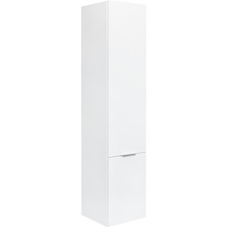 Armoire, blanc brillant MBF 2 portes, butée à droite 350x1625x370 mm