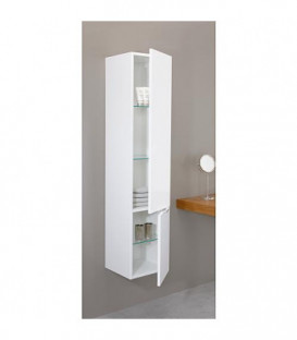 Armoire, tranche marron MBF 2 portes, butée á droite 350x1625x370 mm