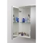 armoire a glace avec eclairage blanc brillant,2 portes 700 x 798 x 205 /340 mm