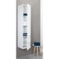 Armoire haute série MAA 2portes anthracite brillant, butée à gauche, 350x1585x370mm