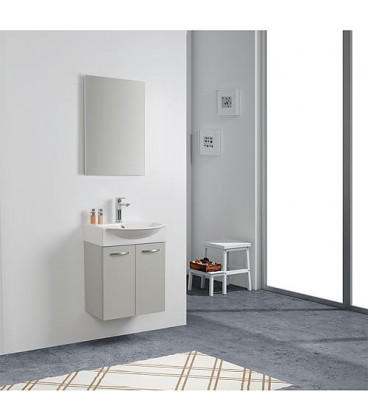 Kit meuble lave-mains Mini 50 couleur: gris