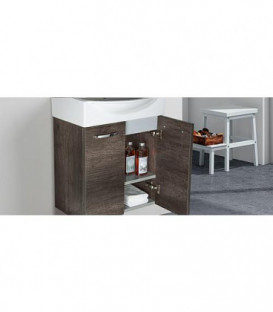 Kit meuble lave-mains Mini 50 couleur: gris