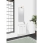Ensemble meuble ENISAR blanc brillant Serie MAS