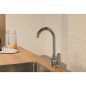 Mitigeur d'evier Hansgrohe Logis M31, commande laterale plage pivot. 360°,saillie 145mm
