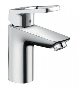 Mitigeur lavabo Hangrohe Logis Loop 100, chrome avec Cartouche C3, NF