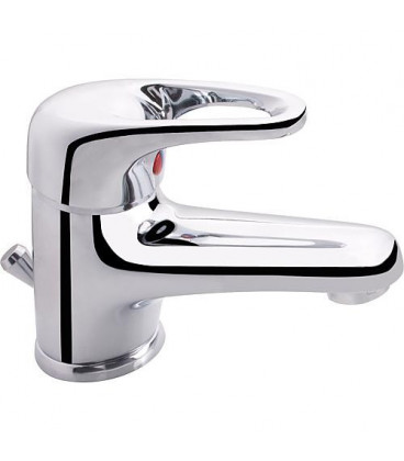 Mitigeur lavabo Top II avec levier ouvert et écoulement saillie 118mm