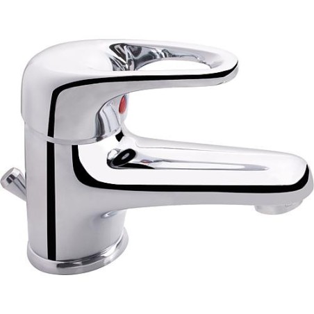 Mitigeur lavabo Top II avec levier ouvert et écoulement saillie 118mm