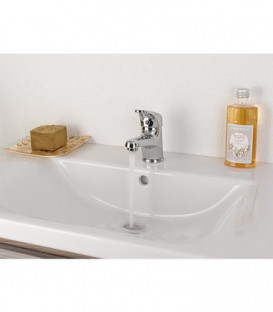 Mitigeur lavabo Top II avec levier ouvert et écoulement saillie 118mm