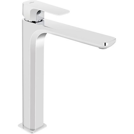 Mitigeur de lavabo Evando avec écoulement Klicker, chromé saillie 120mm, H : 298 mm