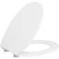 Abattant WC Tacutu blanc, softclose, en Duroplast charnieres en inox