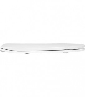 Abattant WC Tacutu blanc, softclose, en Duroplast charnieres en inox