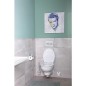 Abattant WC Tacutu blanc, softclose, en Duroplast charnieres en inox