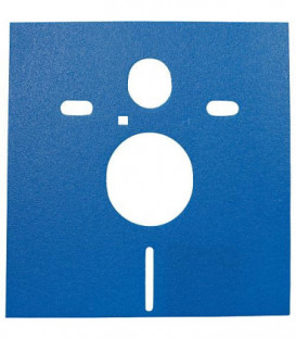 Set d insonorisation RG 70/6mm Quattro Duo 6 mm - pour WC mural plaque + 2 tubes d insonorisation