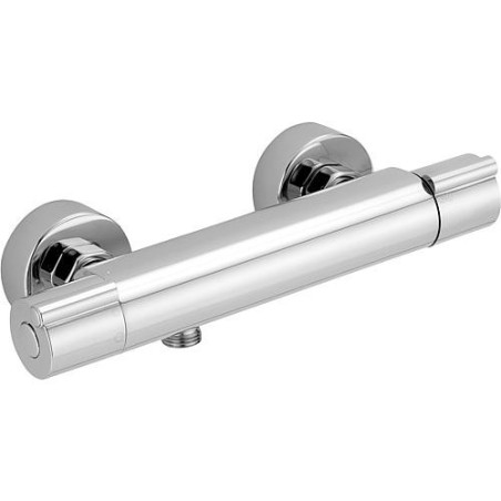 kit de thermostat de douche Ellu composé de : barre de douche 600 douchette et flexible de douche