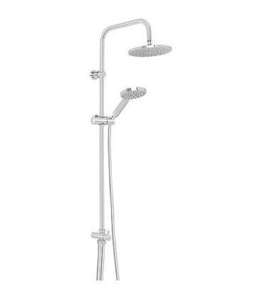 Colonne de douche Nestos avec douchette, pomme de douche diam. 190mm, chrome