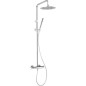 Colonne de douche Salsa avec mitigeur thermost. en saillie, chrome, pomme de douche 250mm