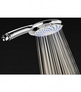 Douchette LED Luvia 1 jet, diametre : 135 mm chrome