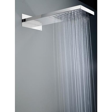 Tete de douche EILIS 1 jet, saillie 500 mm inox miroir-poli