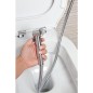 Kit douchette intime Evanna avec douchette, flexible et support de douche