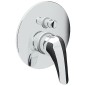 Mitigeur baignoire UP Top II avec corps montage chromé rosace diamètre 170mm