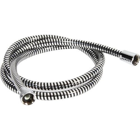 Flexible de douche DN15-160cm spiroflex en PVC, avec ecrou-chapeau conique