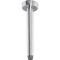 tube raccord plafond tete de douche DN15(1/2") L : 100mm inox inox brossé