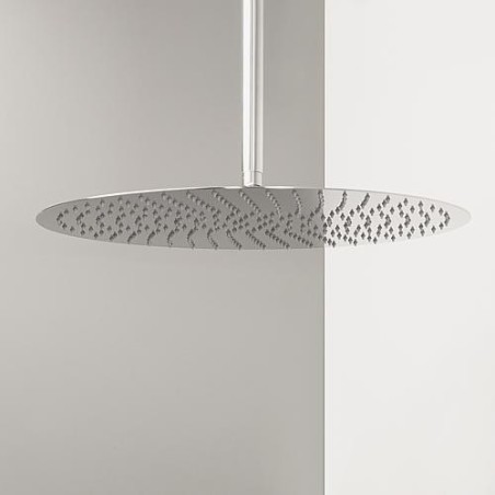 tube raccord plafond tete de douche L : 100mm inox inox brossé