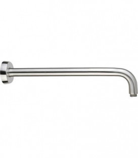 tube raccord mural pour tete de douche L : 300mm inox poli