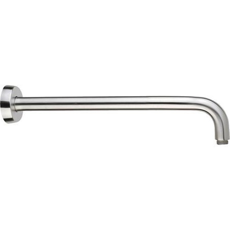 tube raccord mural pour tete de douche L : 300mm inox poli