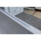 LULA support pour baignoire verre secu 5 mm, 1 element verre rotatif 900-925x1400mm