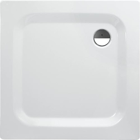 Receveur Edura lxhxp: 1000x40x1000mm acier émaillé 3,5 mm
