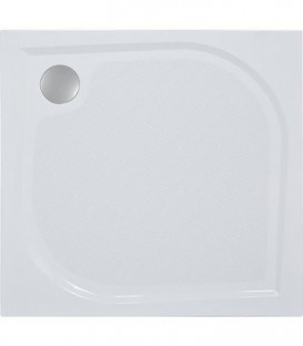 Receveur EBBY, en fonte minéral lxhxp: 800x38x800mm pied montageetanti-glisse inclus