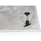 Receveur EBBY, en fonte minéral lxhxp: 800x38x800mm pied montageetanti-glisse inclus