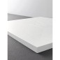 Reveveur douche DOUFFINE PLYLITE blanc, ecoulement 90mm 800x35x800mm