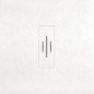 Reveur douche DOUFFINE PLYLITE blanc, ecoulement 90mm 1000x35x1000mm