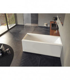 Baignoire Duo Larcis acrylique 372L, lxhxp:1900x500x900mm