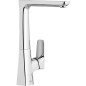Mitigeur d'évier Ecol chromé, bec orientable Entraxe 194 mm