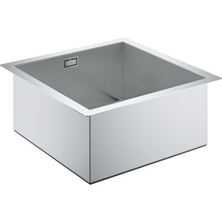 GROHE Evier inox K700 45-S 1 bac sans egouttoir Lxl: 464x464mm
