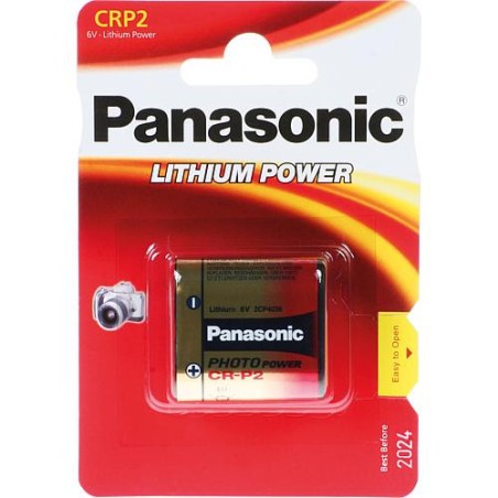 Piles Lithium CR-P2PEP, 6 V 34 x 19,5 x 36mm 1 piece