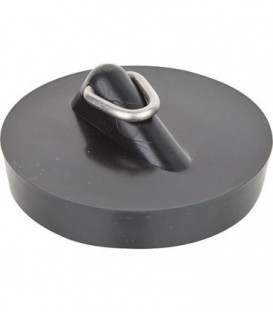 bouchon magnetique avec gache triangul. diam. superieur 45,5 mm pour lavabo et baignoire emaille, noir