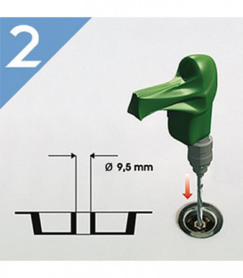 Bouchon d evacuation rechange UPetDown pour ecoulement de baignoire plastique/chrome DN74 Tappaguasti